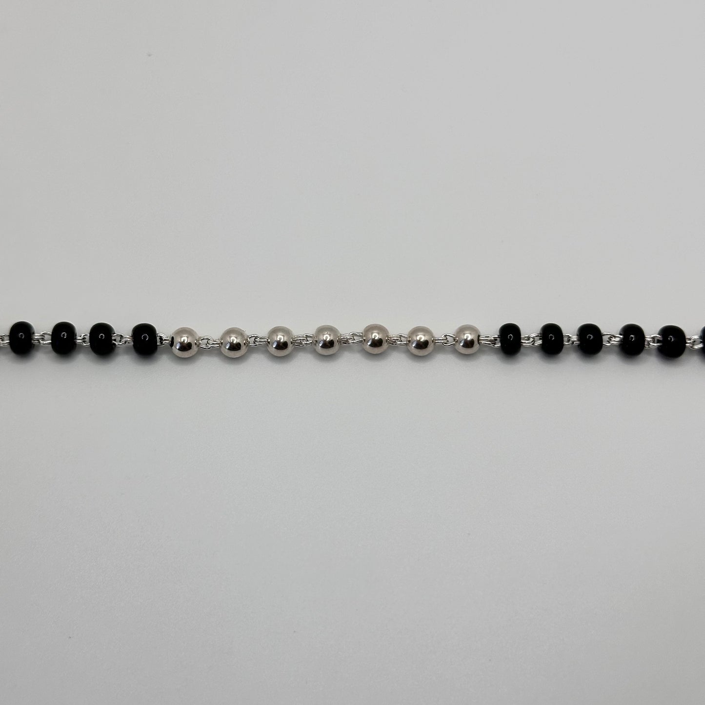 Silver and Black Bead Classic Nazariya