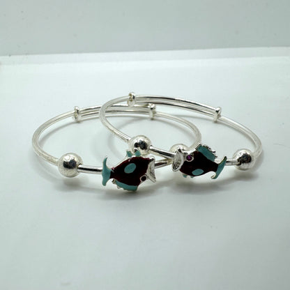 Enamel Fish Baby Kangan