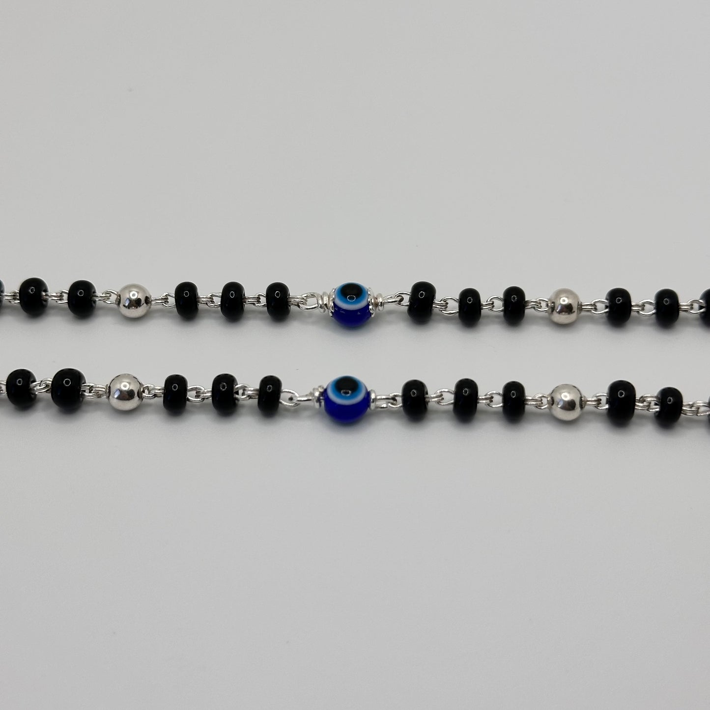 Sterling Silver Evil Eye Baby Bracelet