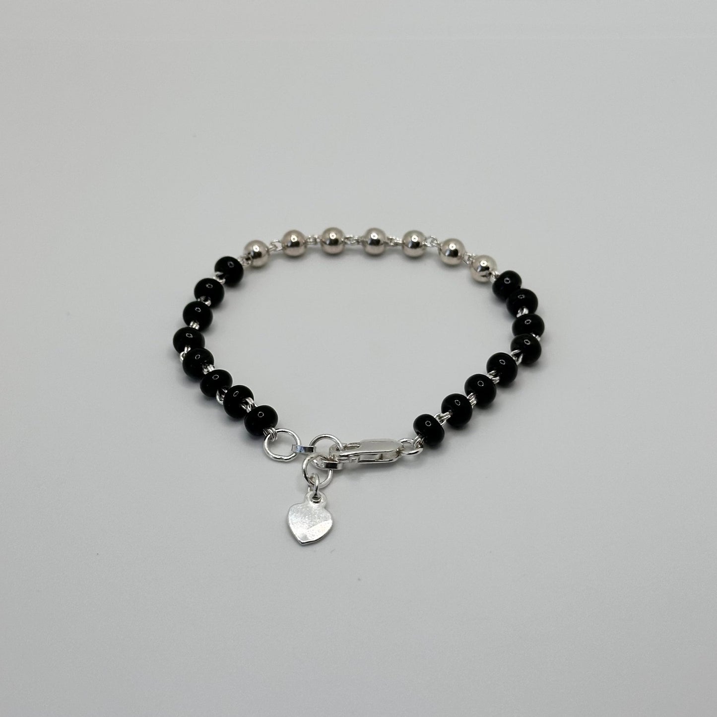 Silver and Black Bead Classic Nazariya