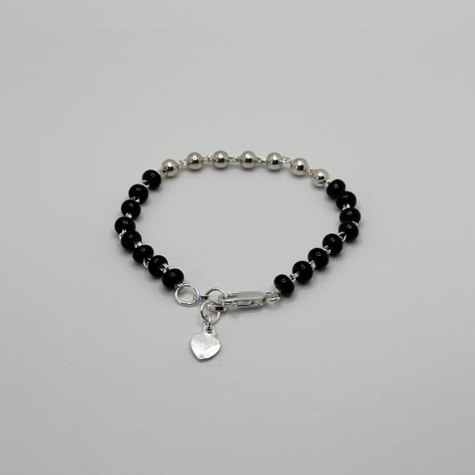 Silver and Black Bead Classic Nazariya