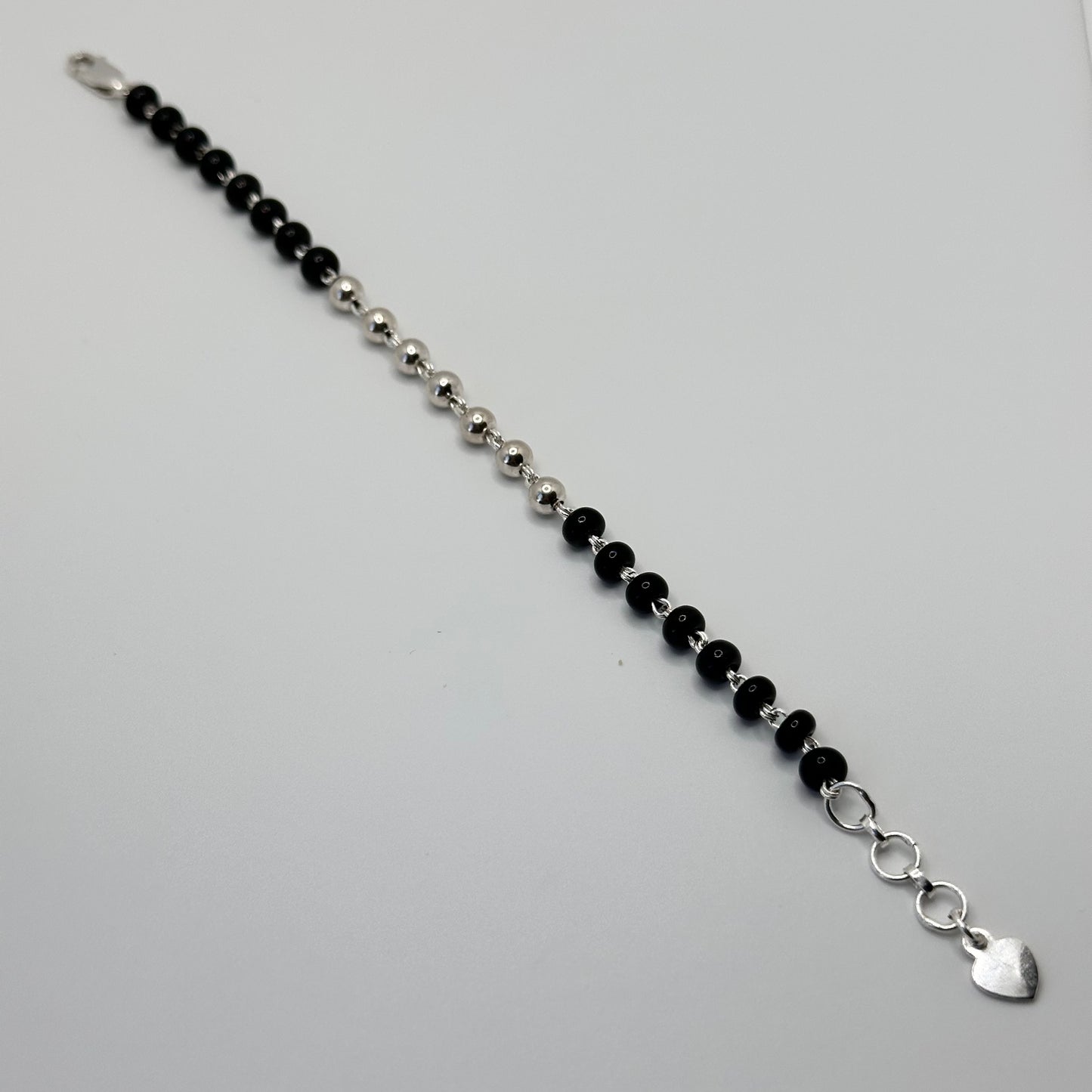 Silver and Black Bead Classic Nazariya