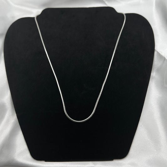 Herringbone Silver Snake Chain 925