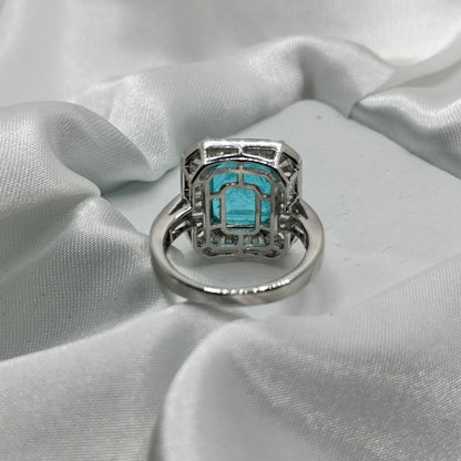 Ocean Blue Aquamarine Ring