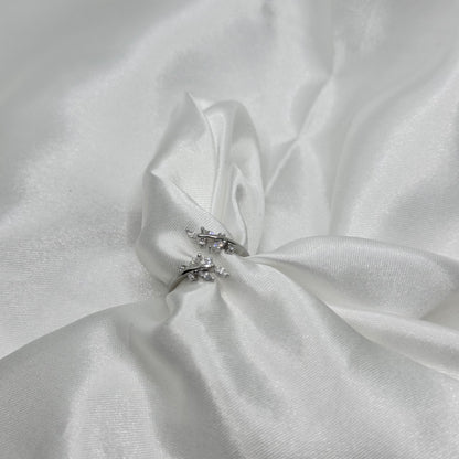 Adjustable Leaf Wrap Sterling Silver Ring
