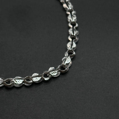 Elegant Silver Teardrop Link Bracelet